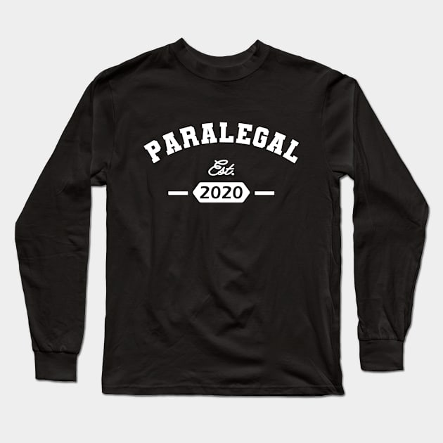 Paralegal Est. 2020 Long Sleeve T-Shirt by KC Happy Shop